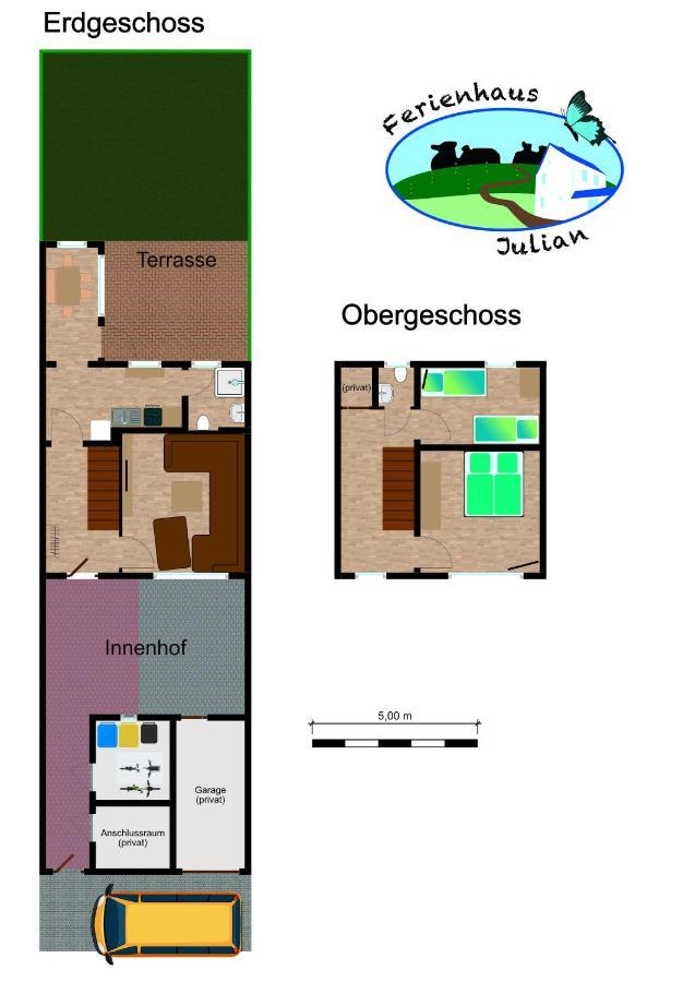 Ferienhaus Julian Thale Exterior foto